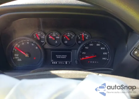 2024 Chevrolet Silverado 1500 2Wd Short Bed Custom z USA, uszkodzony, nr VIN 1GCPABEK6RZ323639